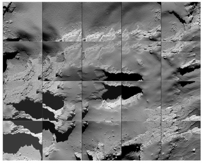 Últimas imágenes enviadas por Rosetta antes de estrellarse 