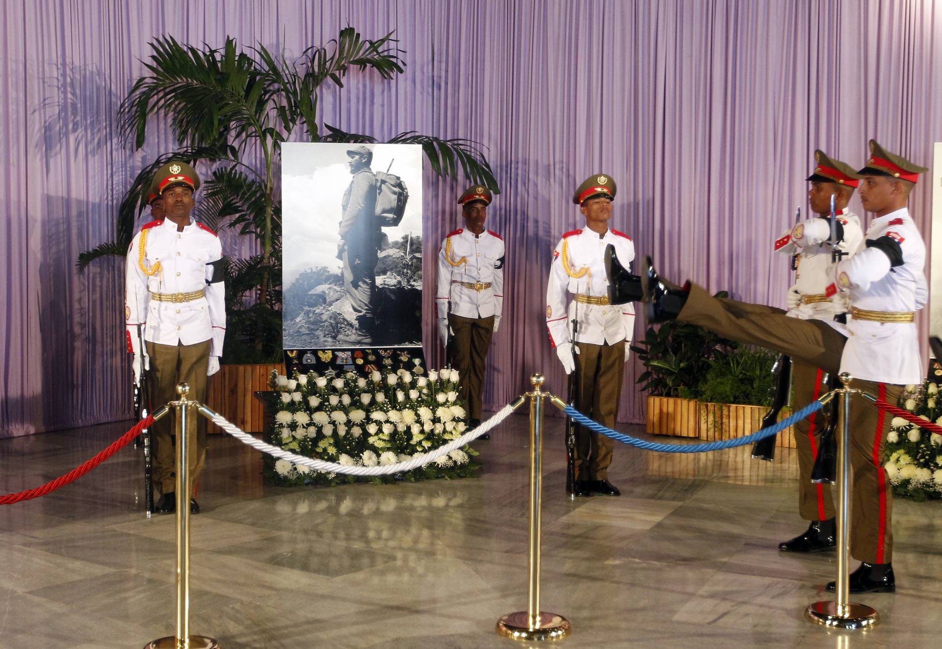 Homenaje por la muerte de Fidel Castro.