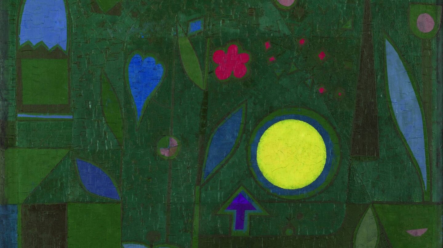 Luna llena en el jardín de Paul Klee
