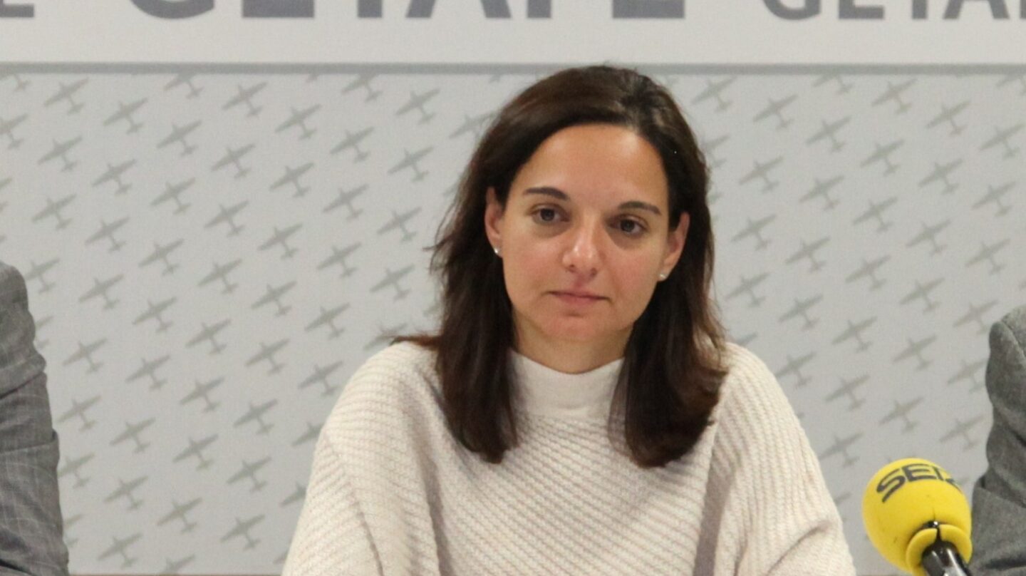 La secretaria general del PSM y alcaldesa de Getafe, Sara Hernández.
