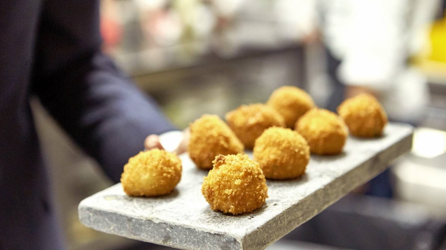 Las croquetas de La Huerta de Carabaña.