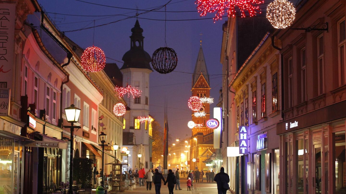 El pueblo esloveno de Maribor vive a tope la Navidad.