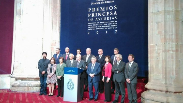 El jurado del premio Princesa de Asturias de Comunicación y Humanidades.