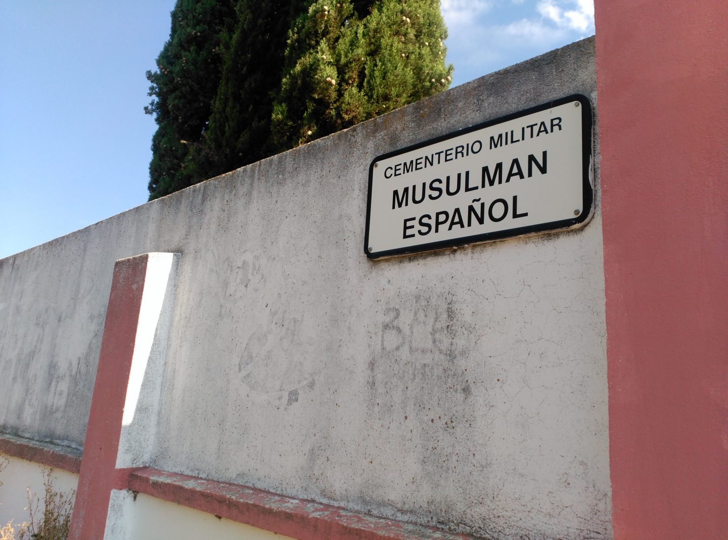 Cementerio militar musulmán en Griñón, al sur de Madrid.