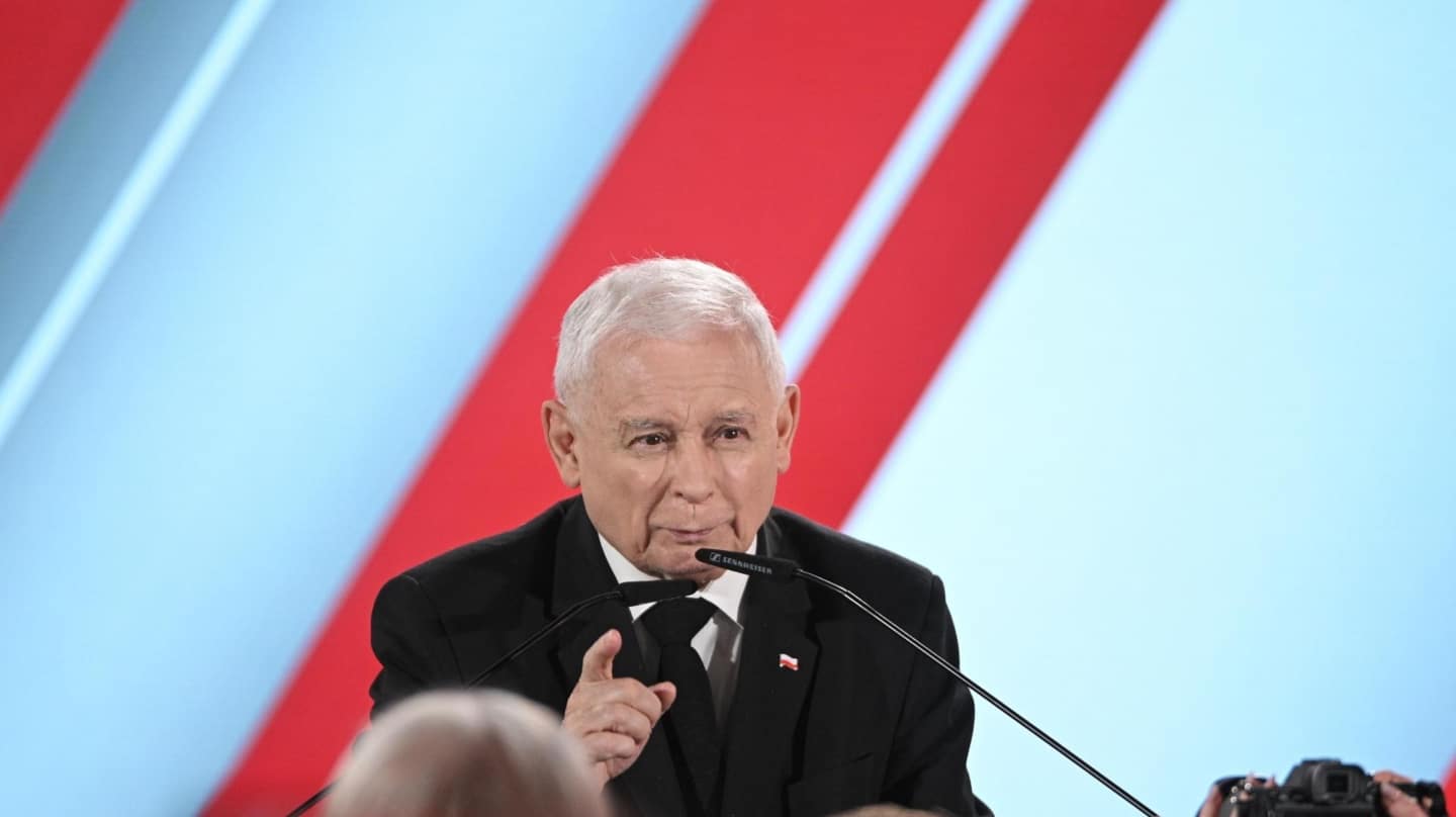 Jaroslaw Kaczynski, líder del PiS, en Varsovia