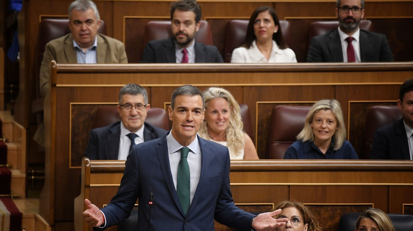 Pedro Sánchez, en el Congreso