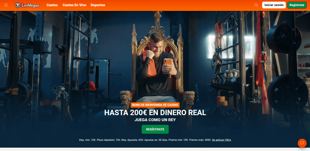 LeoVegas Sitio Web