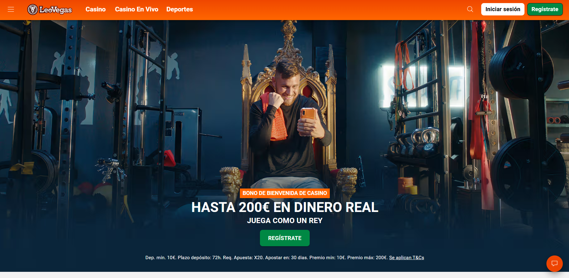 LeoVegas Sitio Web