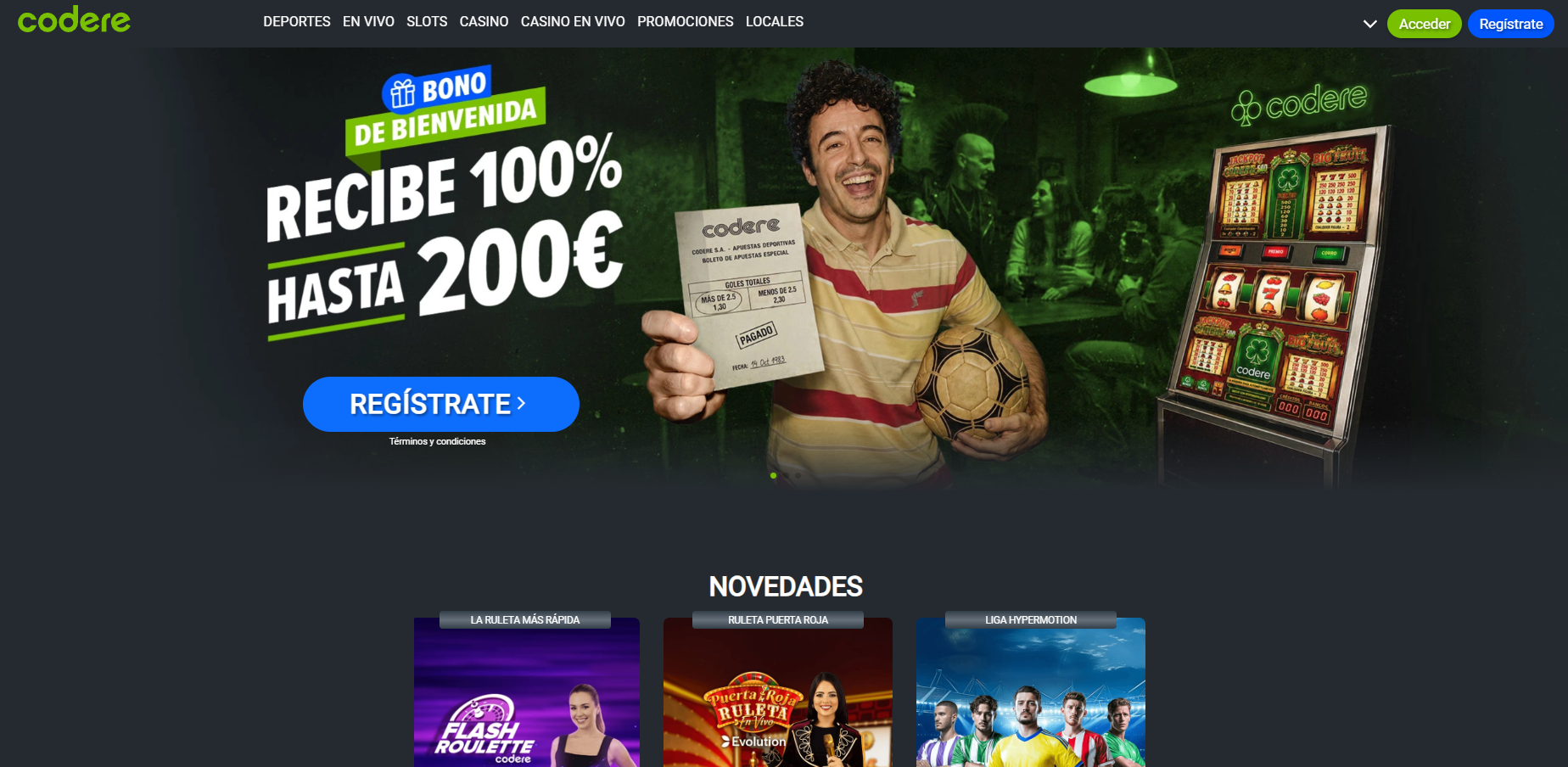Codere Sitio Web