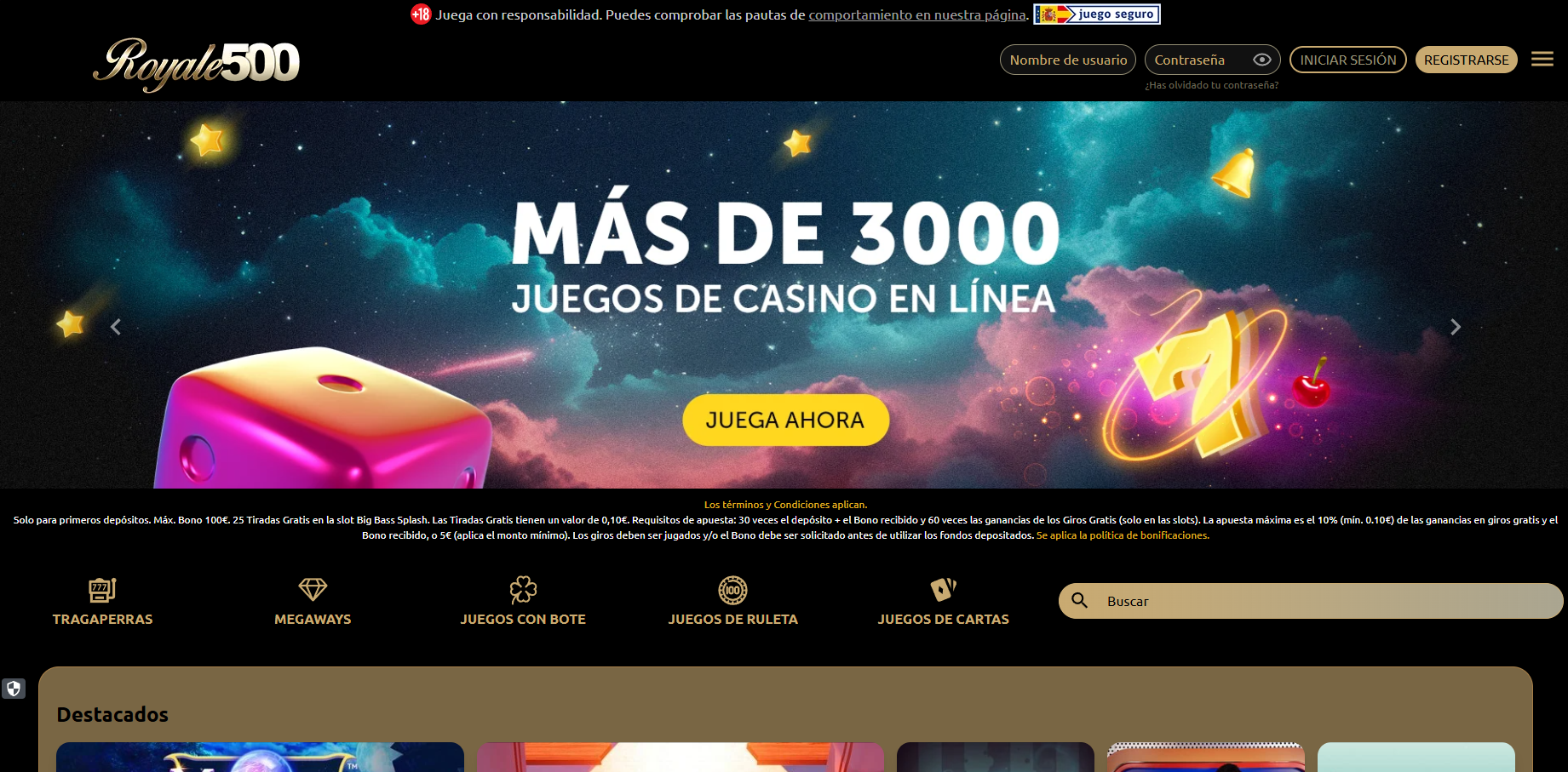 Royale500 Sitio Web