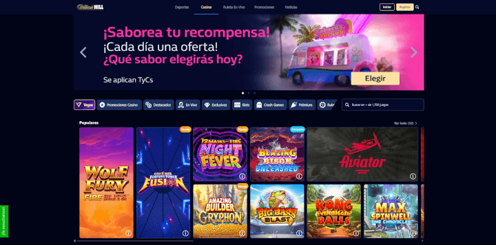 William Hill Sitio Web