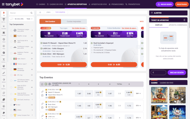 LeoVegas Sitio Web