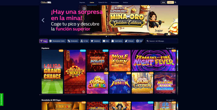 William Hill sitio web
