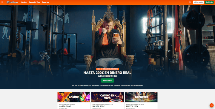 LeoVegas sitio web