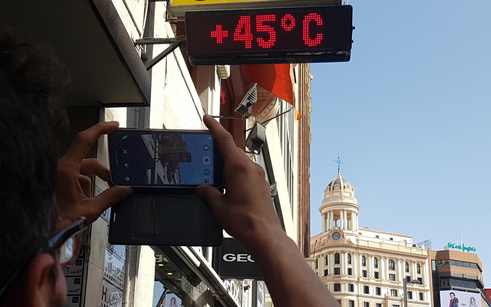 Termómetro a 45ºC