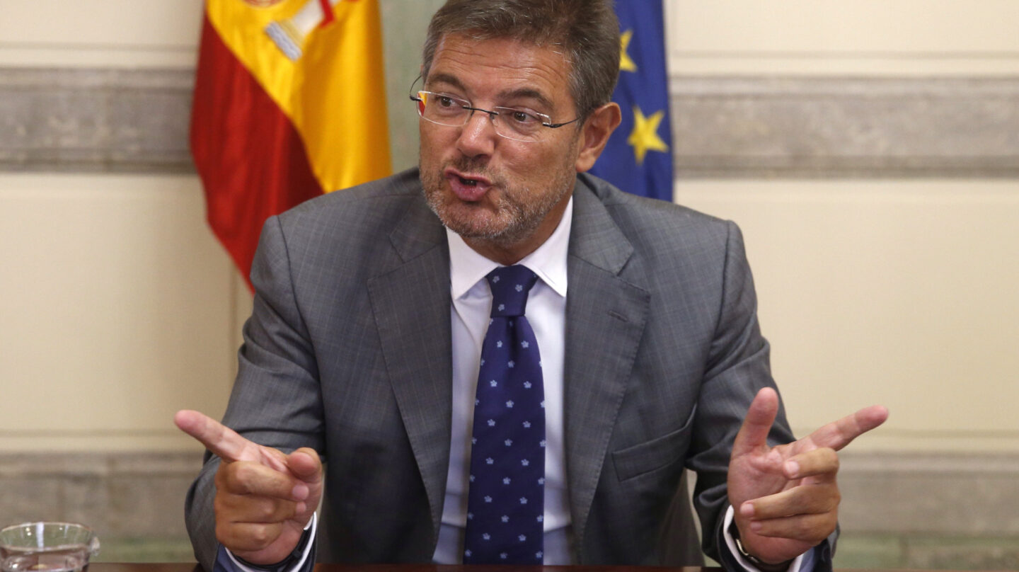 El ministro de Justicia, Rafael Catalá.