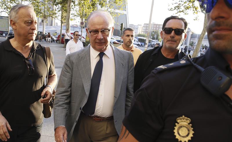 Rodrigo Rato, en los juzgados de Plaza Castilla