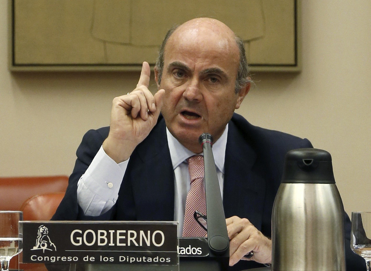 El ministro de Economía, Luis de Guindos.