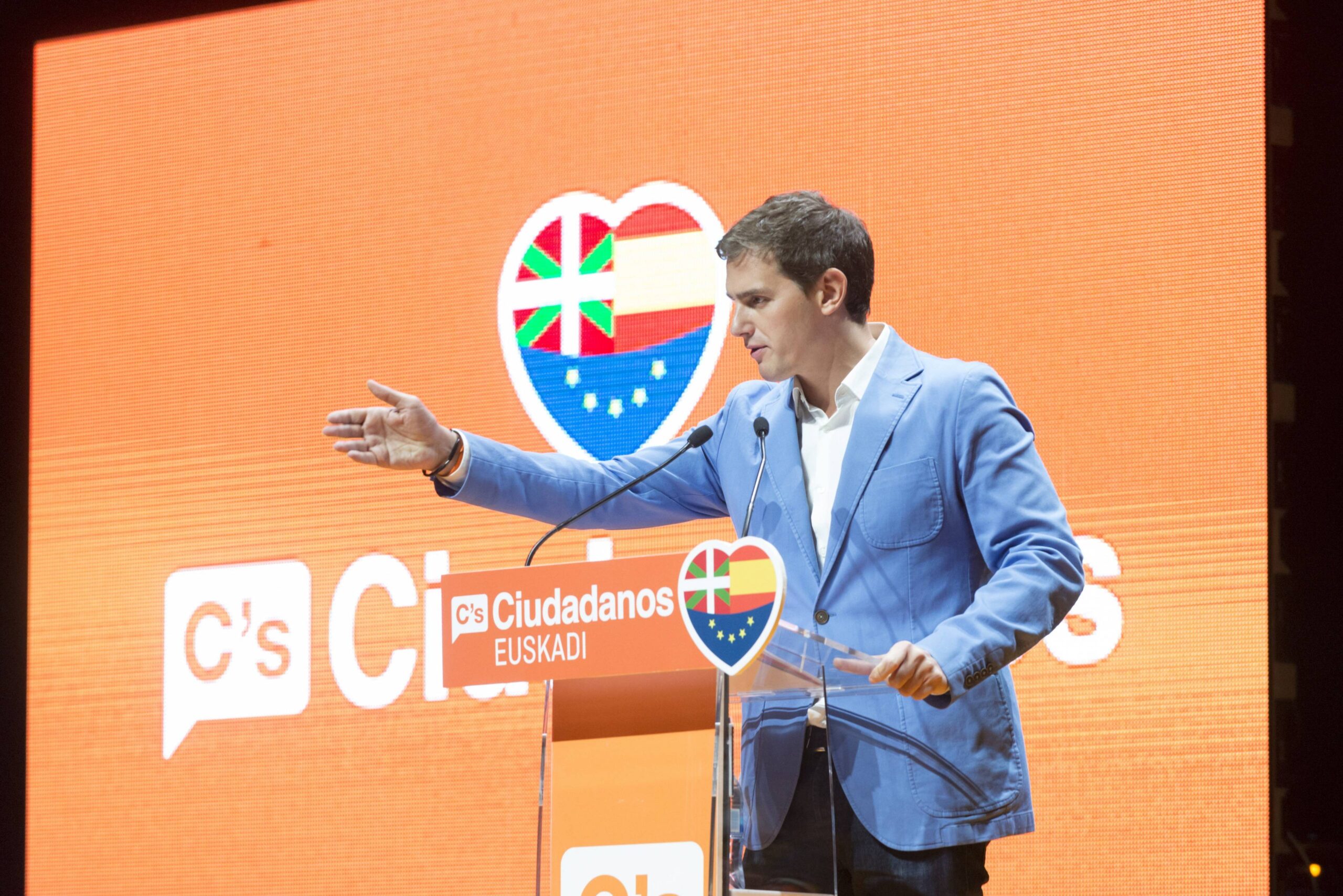 Ciudadanos entraría en el Parlamento Vasco con la coalición PNV-PSE en mayoría absoluta