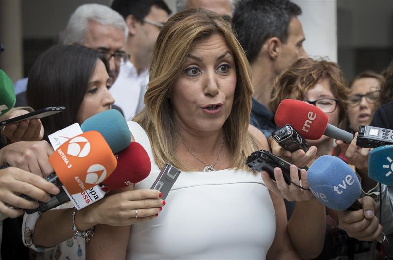 Susana Díaz reúne el jueves al comité director de los socialistas andaluces