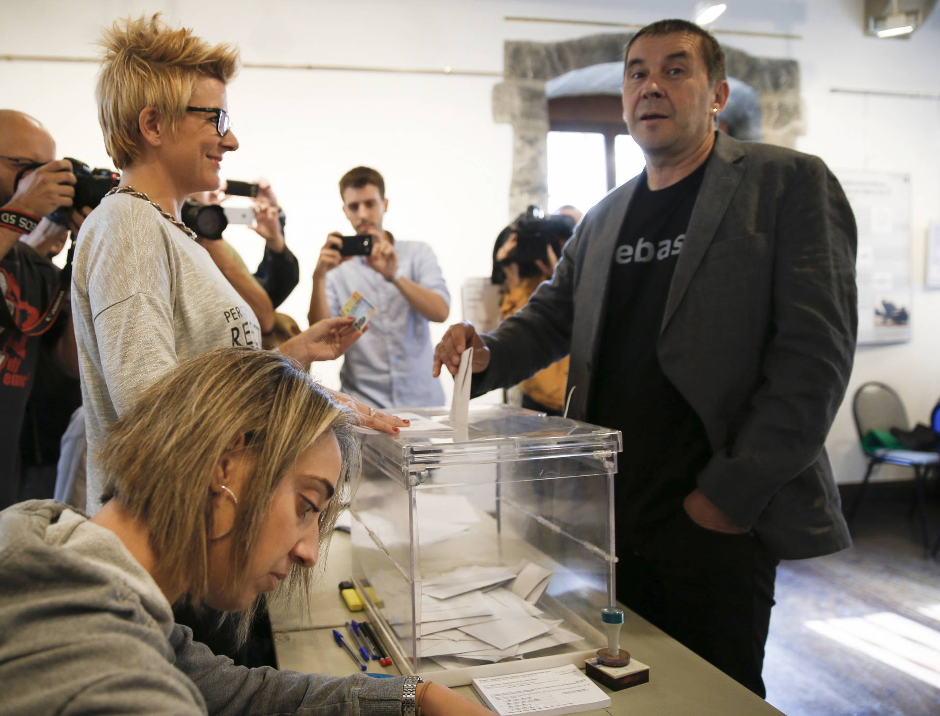 Arnaldo Otegi augura una "izquierda soberanista muy fuerte" tras esta jornada