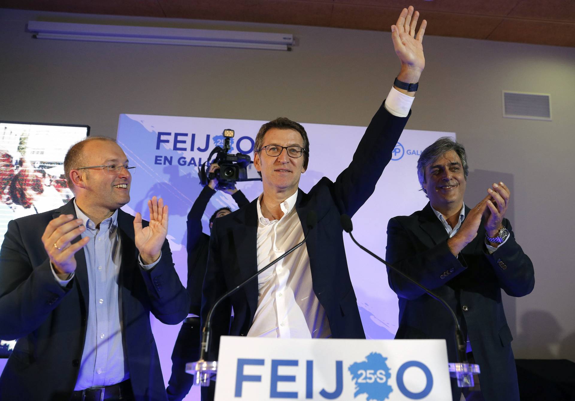Un PP eufórico por Feijóo y "moderadamente contento" por Alonso