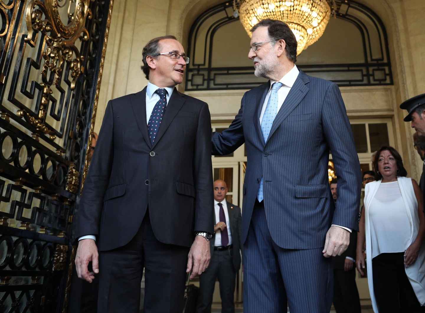 Alfonso Alonso y Mariano Rajoy,