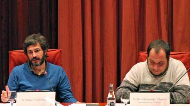 Oleguer Pujol, en el Parlament. Oleguer Pujol, en el Parlament.