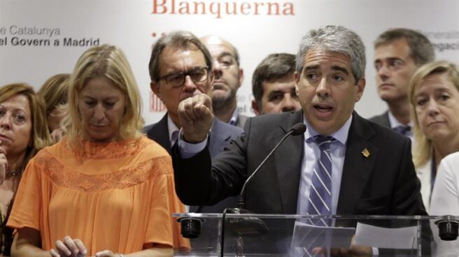 Francesc Homs, tras su comparecencia del lunes ante el Tribunal Supremo.