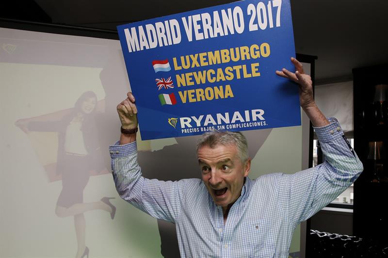 El consejero delegado de Ryanair, Michael O'Leary.