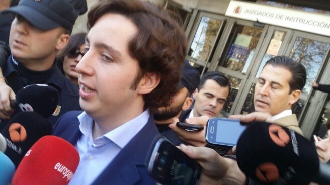 Francisco Nicolás, tras una declaración judicial.