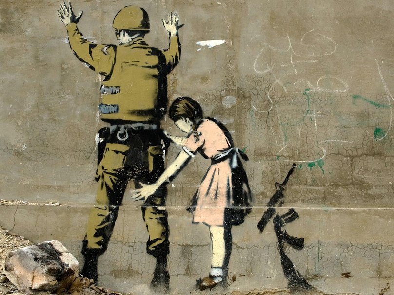 banksy GUERRA