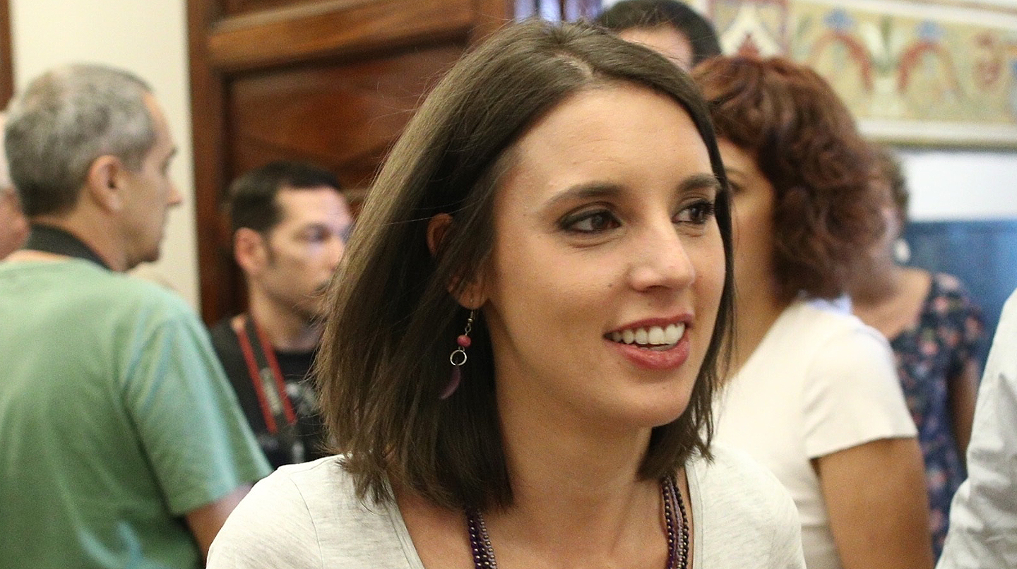 La portavoz de Podemos en el Congreso, Irene Montero.