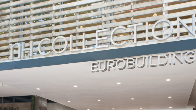 Fachada de NH Eurobuilding, uno de los buques insignia de la cadena. Fachada de NH Eurobuilding, uno de los buques insignia de la cadena.