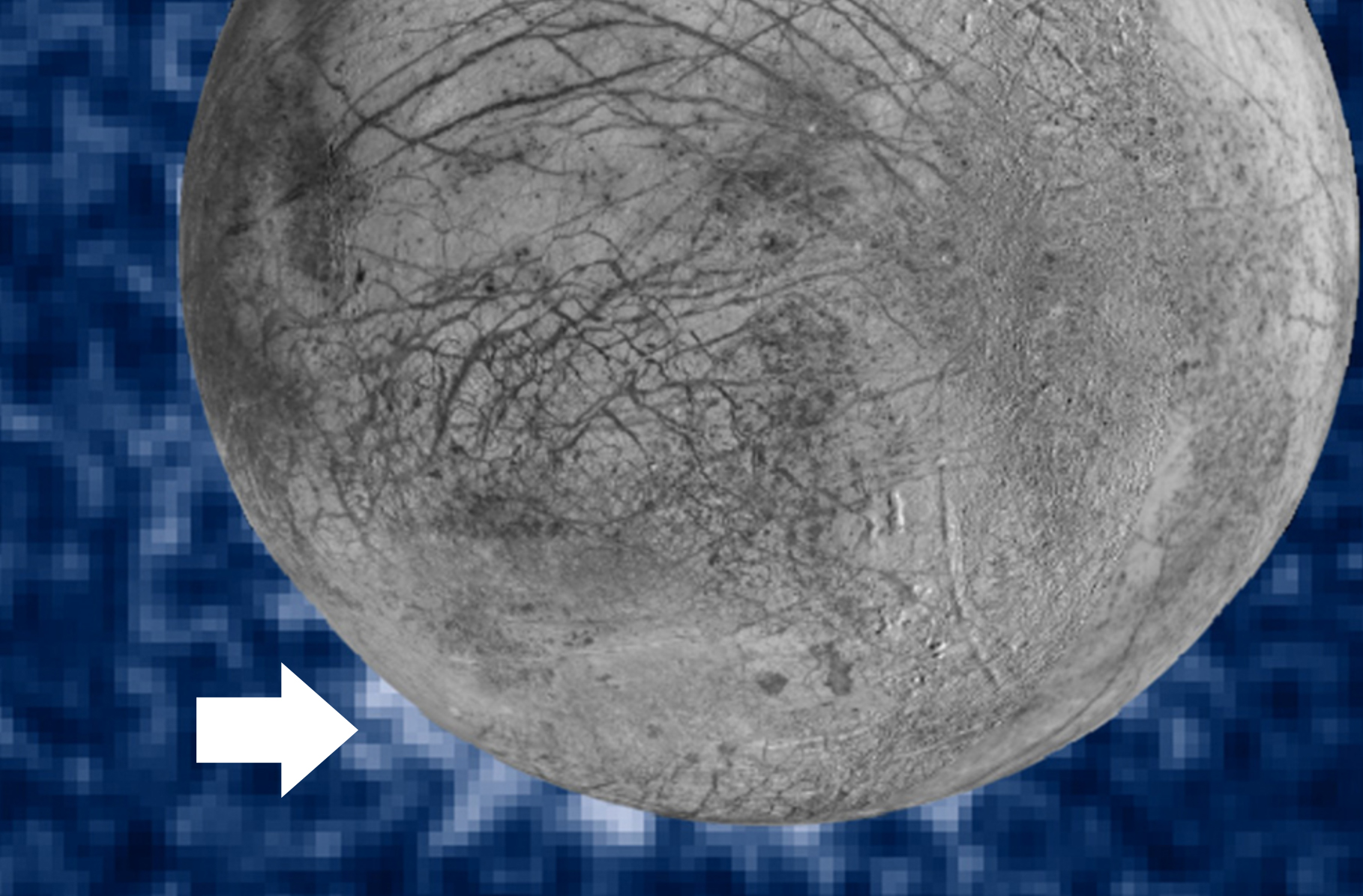 La luna Europa, más cerca de albergar los ladrillos de la vida