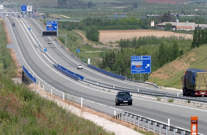 Autopista radial entre Madrid y Ocaña.