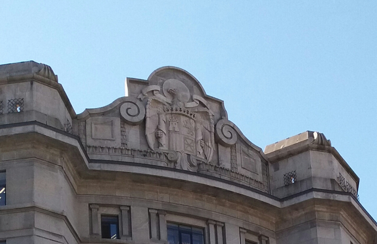 Actual fachada de la sede de Hacienda en Bilbao.