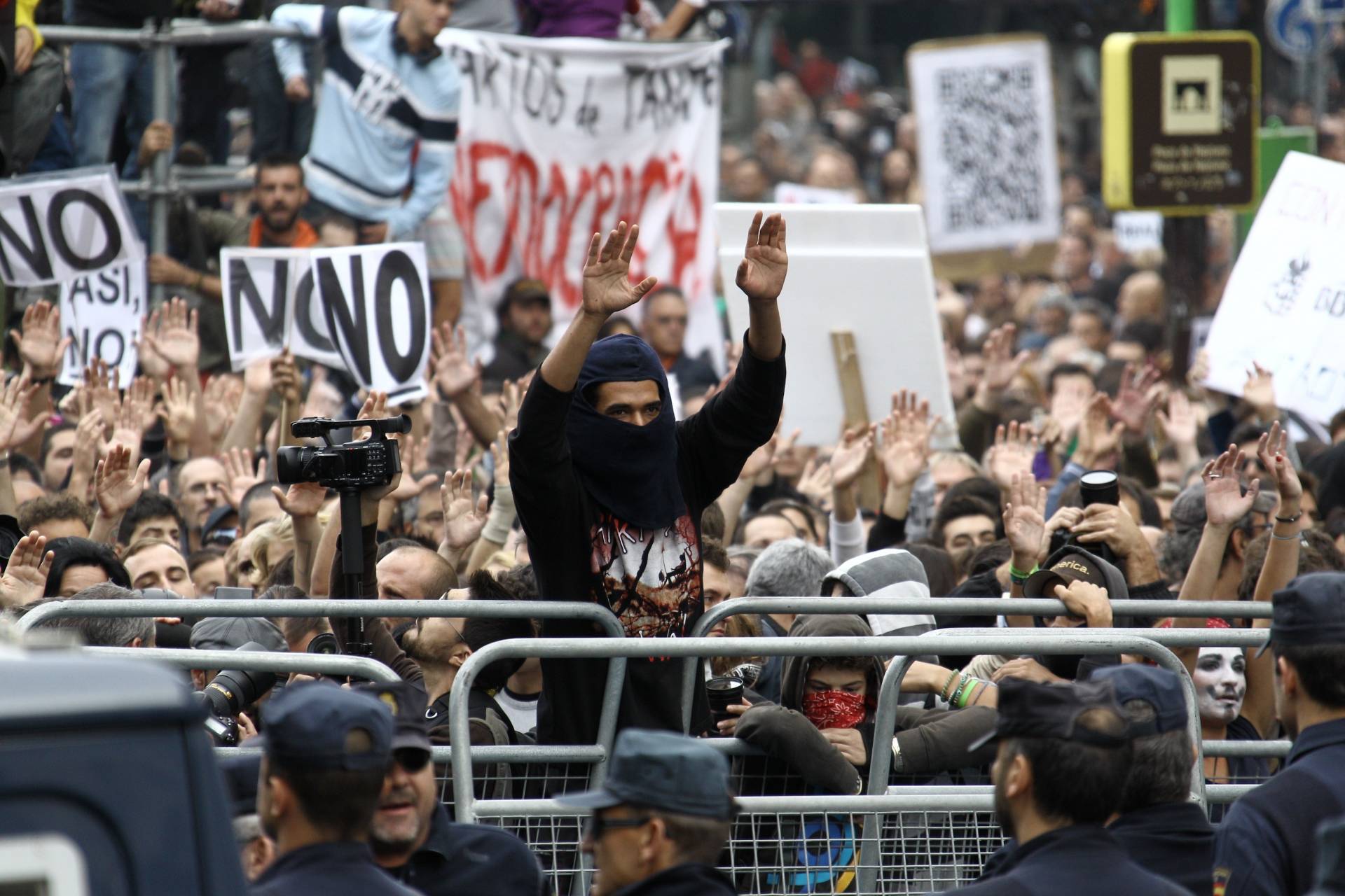 Manifestación Rodea el Congreso del 25 de septiembre de 2012.