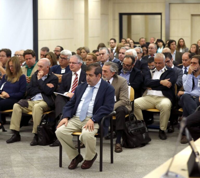 Sillas vacías en el juicio del 'caso Gürtel'