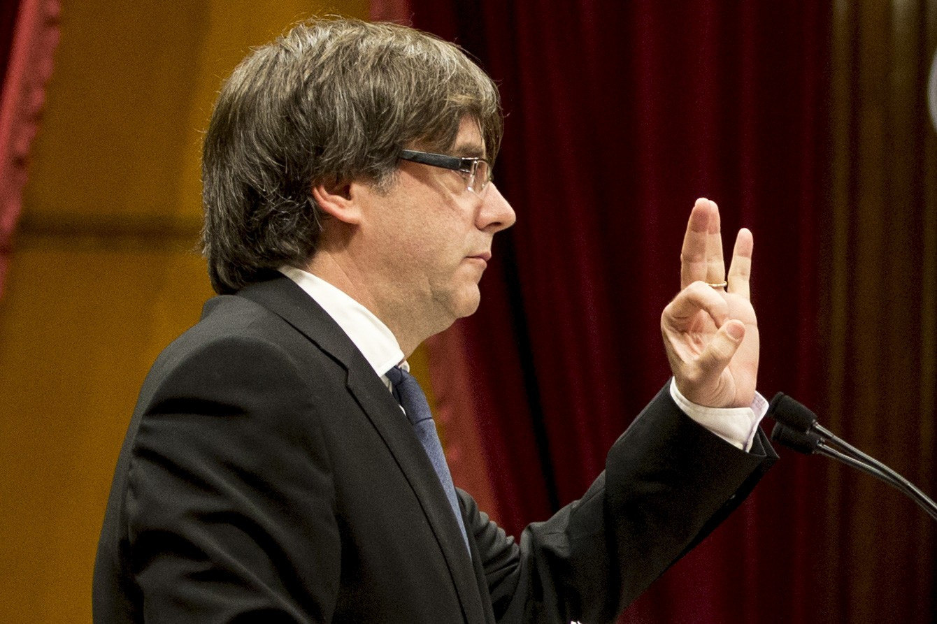 El presidente de la Generalitat, Carles Puigdemont.