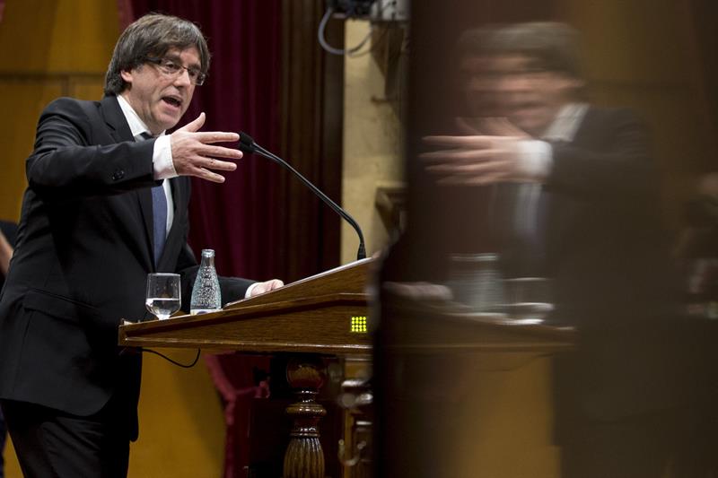 El presidente de la Generalitat, Carles Puigdemont.