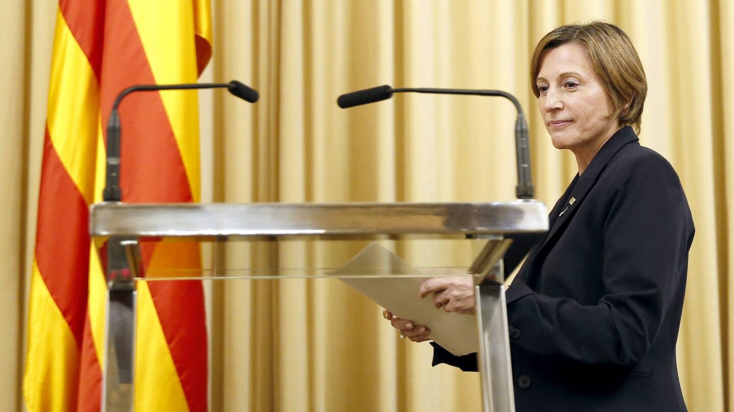La presidenta del Parlamento catalán, Carme Forcadell.