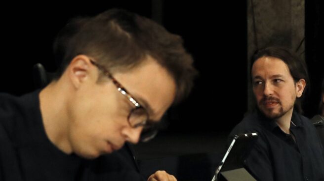 Errejón e Iglesias Íñigo Errejón, junto a Pablo Iglesias.