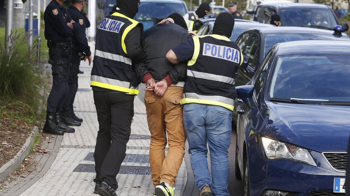Una de las detenciones yihadistas en España.