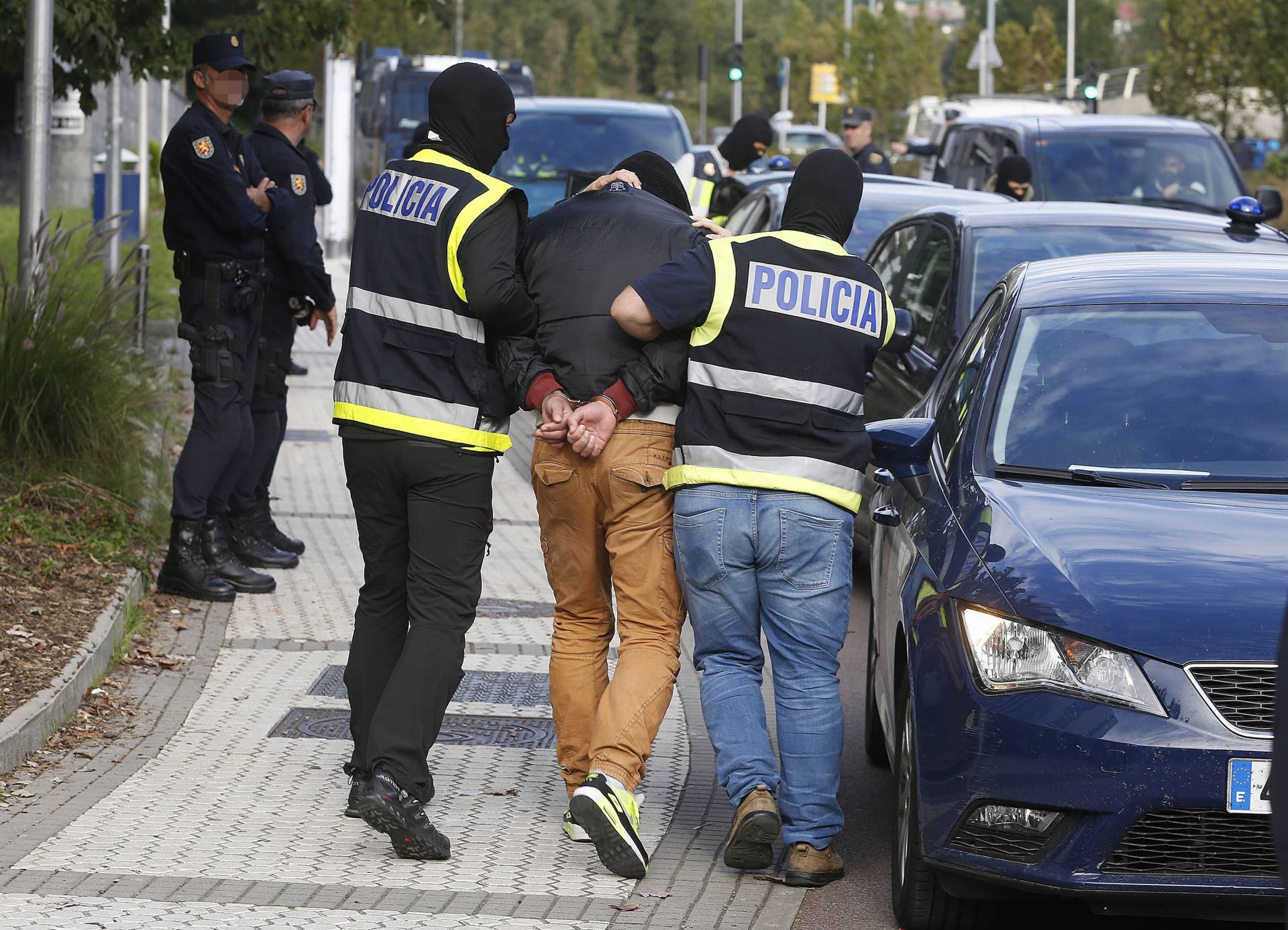 Una de las detenciones yihadistas en España.