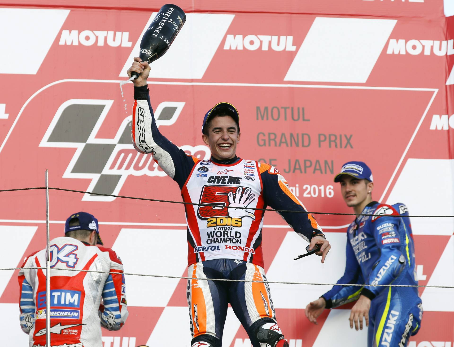 Márquez, triple campeón de MotoGP