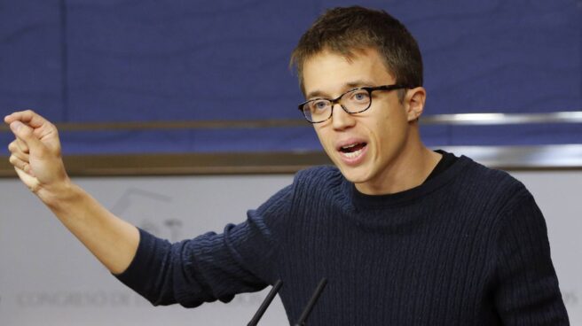 El secretario político de Podemos, Iñigo Errejón, en el Congreso.