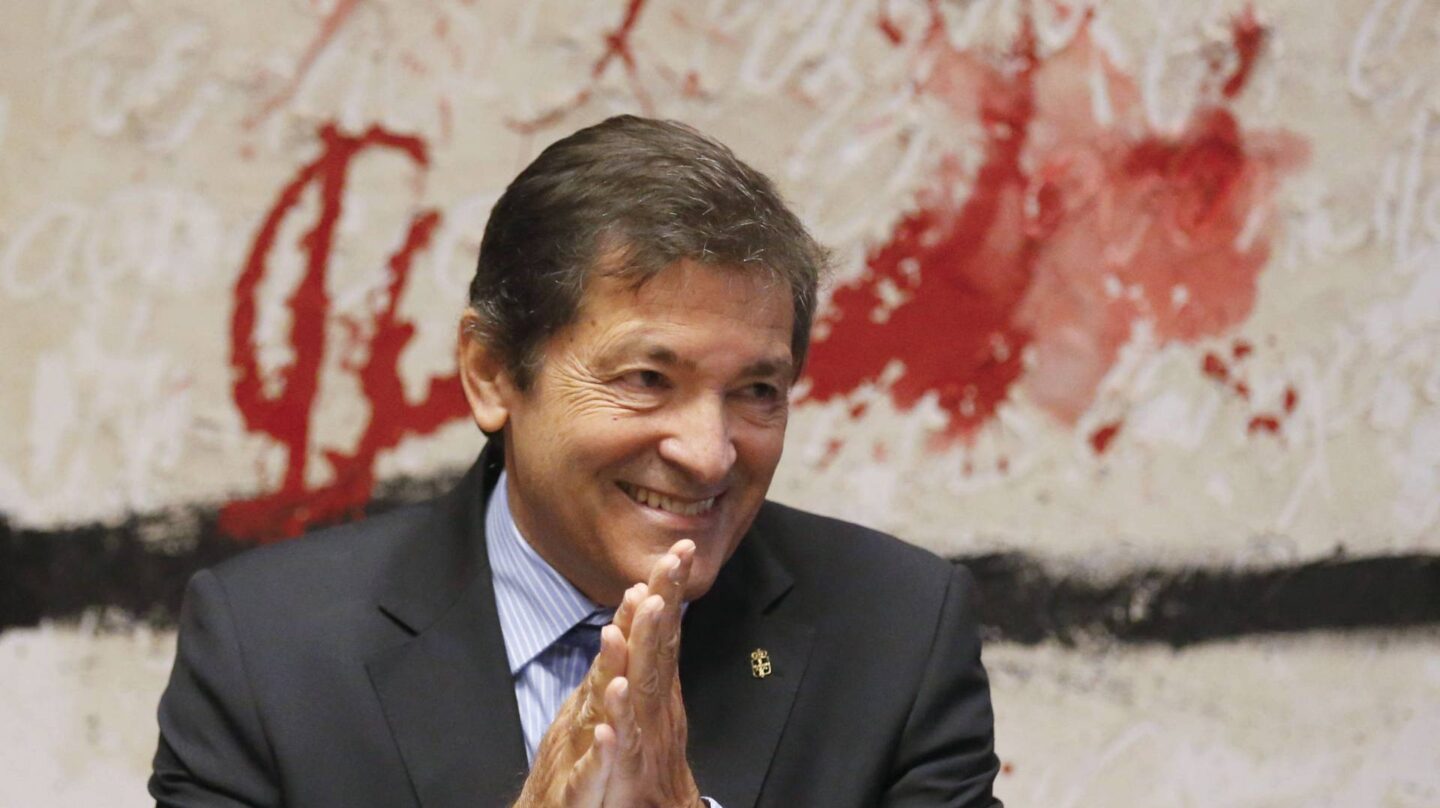 El presidente de la gestora socialista, Javier Fernández.