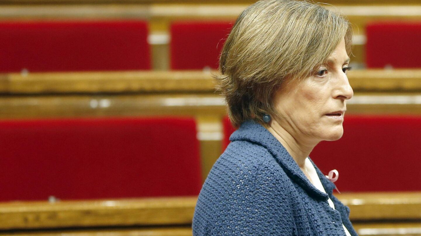 La presidenta del Parlament de Cataluña, Carme Forcadell.