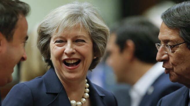 May Theresa May, primera ministra de Reino Unido.